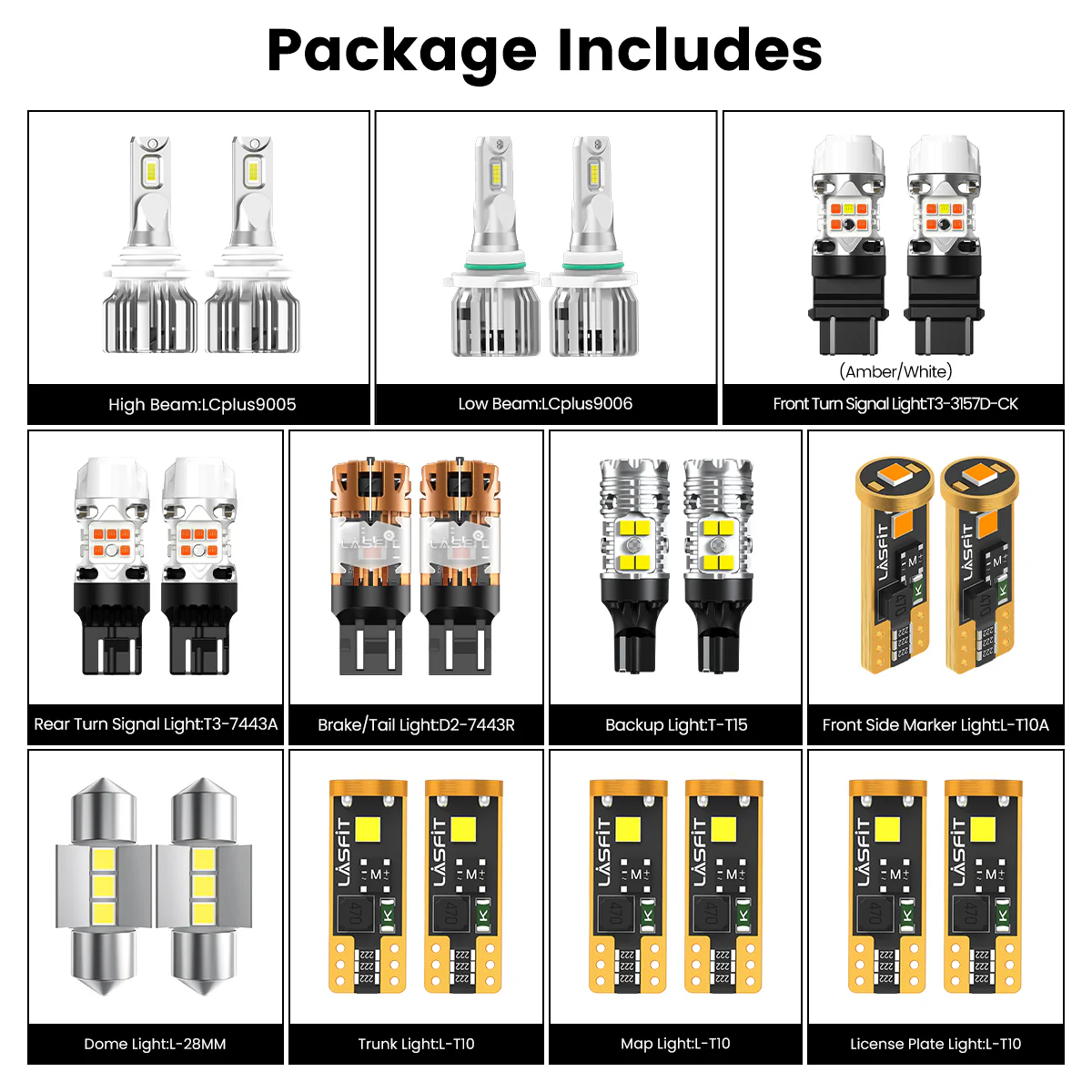 Fit for 2009-2013 Toyota Corolla LED Bulbs Upgrade - Image 13