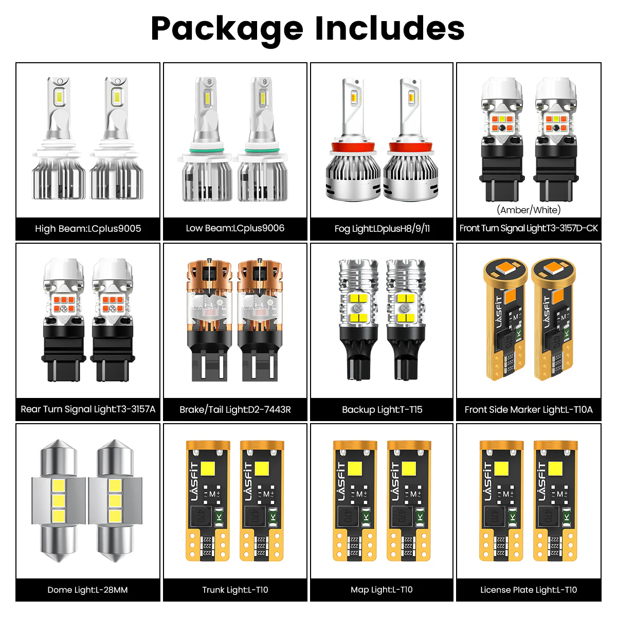 Fit for 2009-2013 Toyota Corolla LED Bulbs Upgrade - Image 6