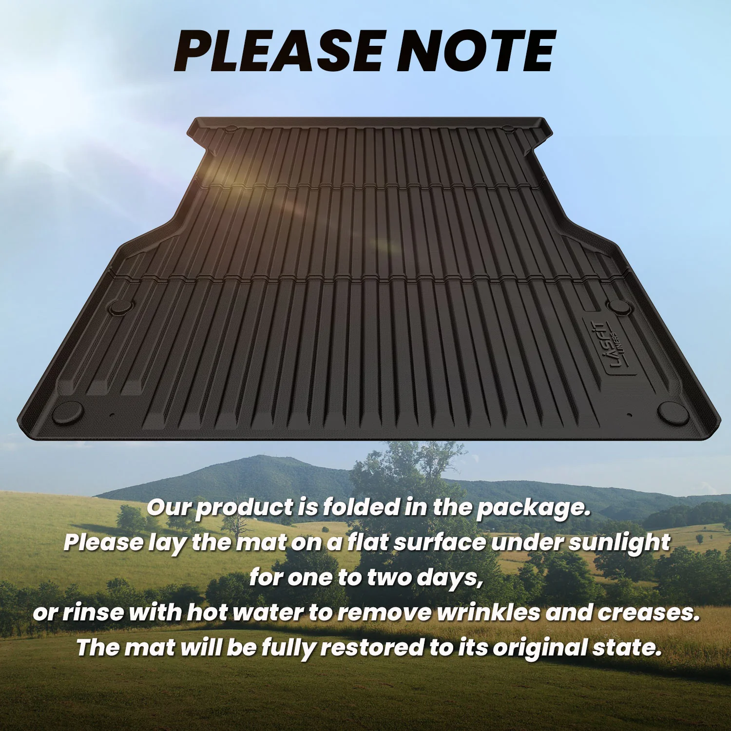 Fit for 2024-2026 Toyota Tacoma 5FT or 6FT Heavy Duty Truck Bed Mat or Tailgate Mat - Image 9