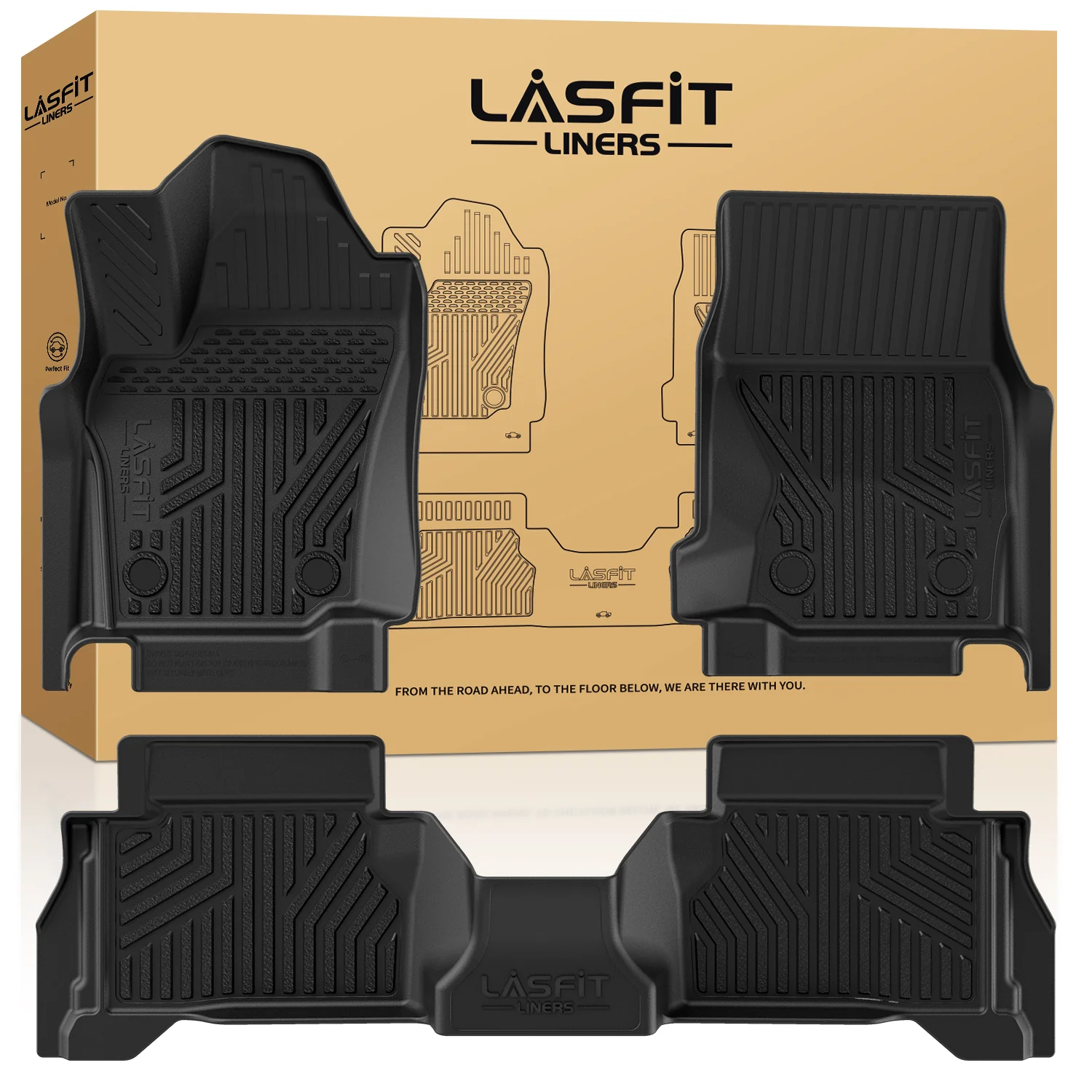 Fit for 2024-2026 Toyota Tacoma All-Weather Floor Mats, Fit Double Cab Only - Image 30