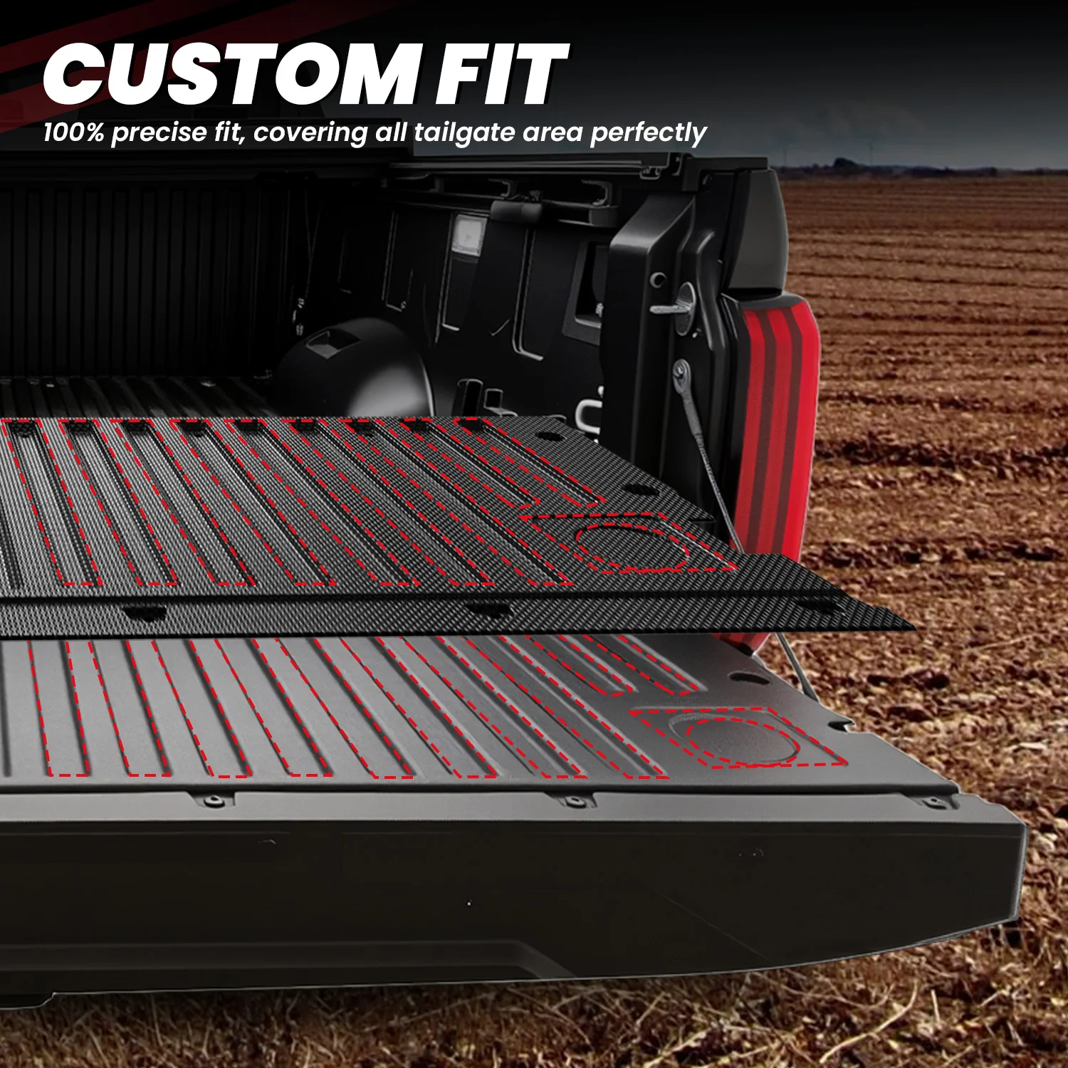 Fit for 2022-2026 Toyota Tundra Heavy Duty Custom Bed Mat or Tailgate Mat - Image 22