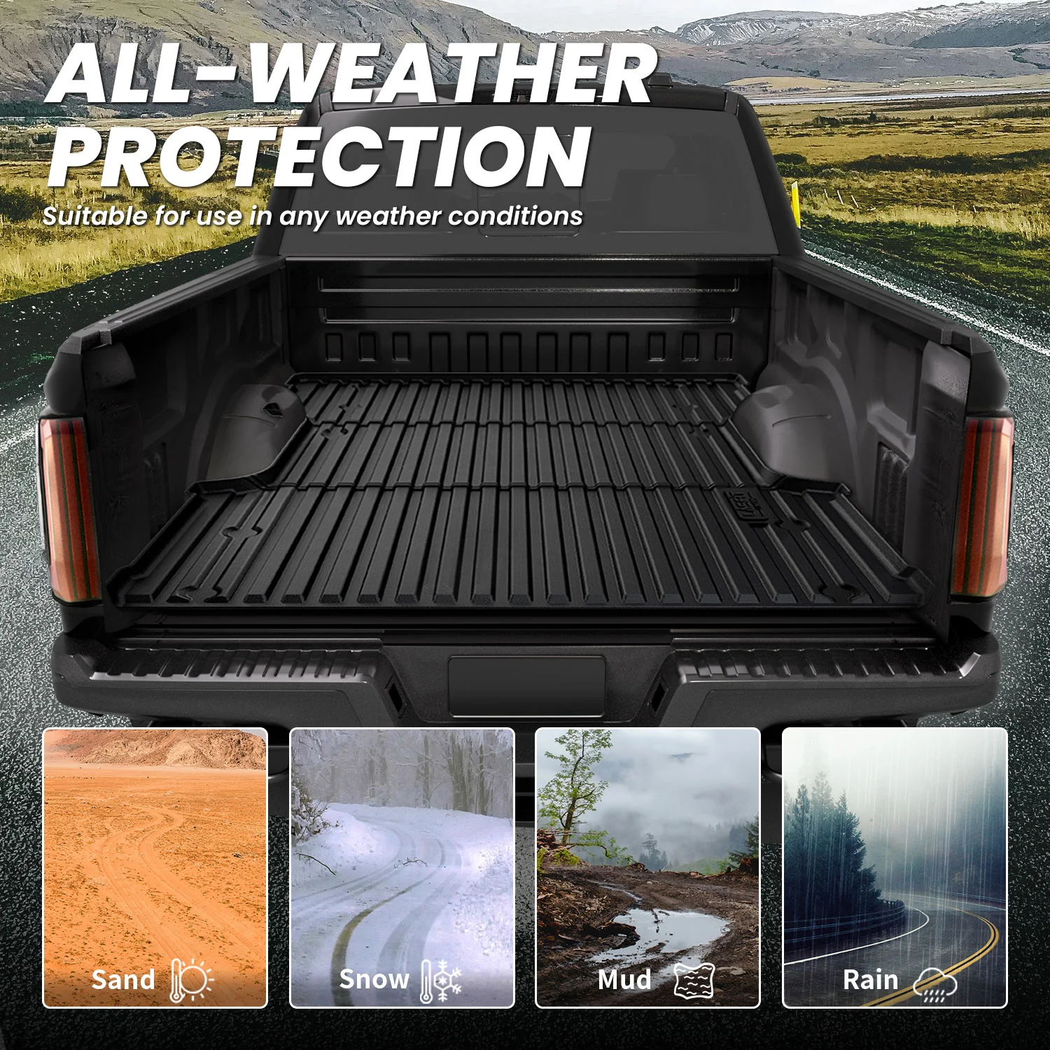 Fit for 2022-2026 Toyota Tundra Heavy Duty Custom Bed Mat or Tailgate Mat - Image 31