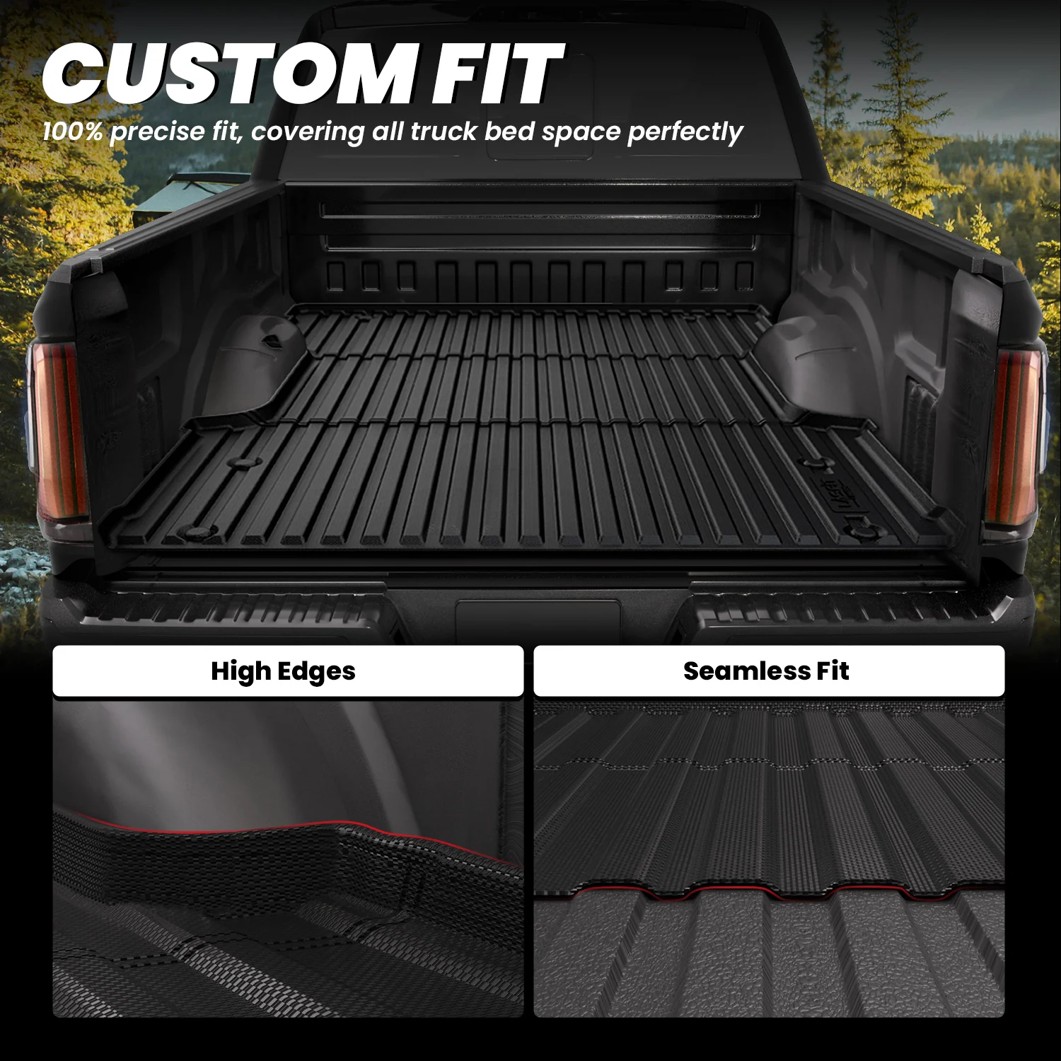Fit for 2022-2026 Toyota Tundra Heavy Duty Custom Bed Mat or Tailgate Mat - Image 4
