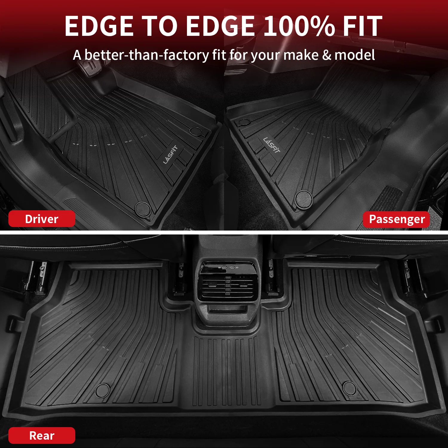 Fit for 2021-2026 Volkswagen ID.4 All Weather Floor Mats or Rear Cargo Mat - Image 16