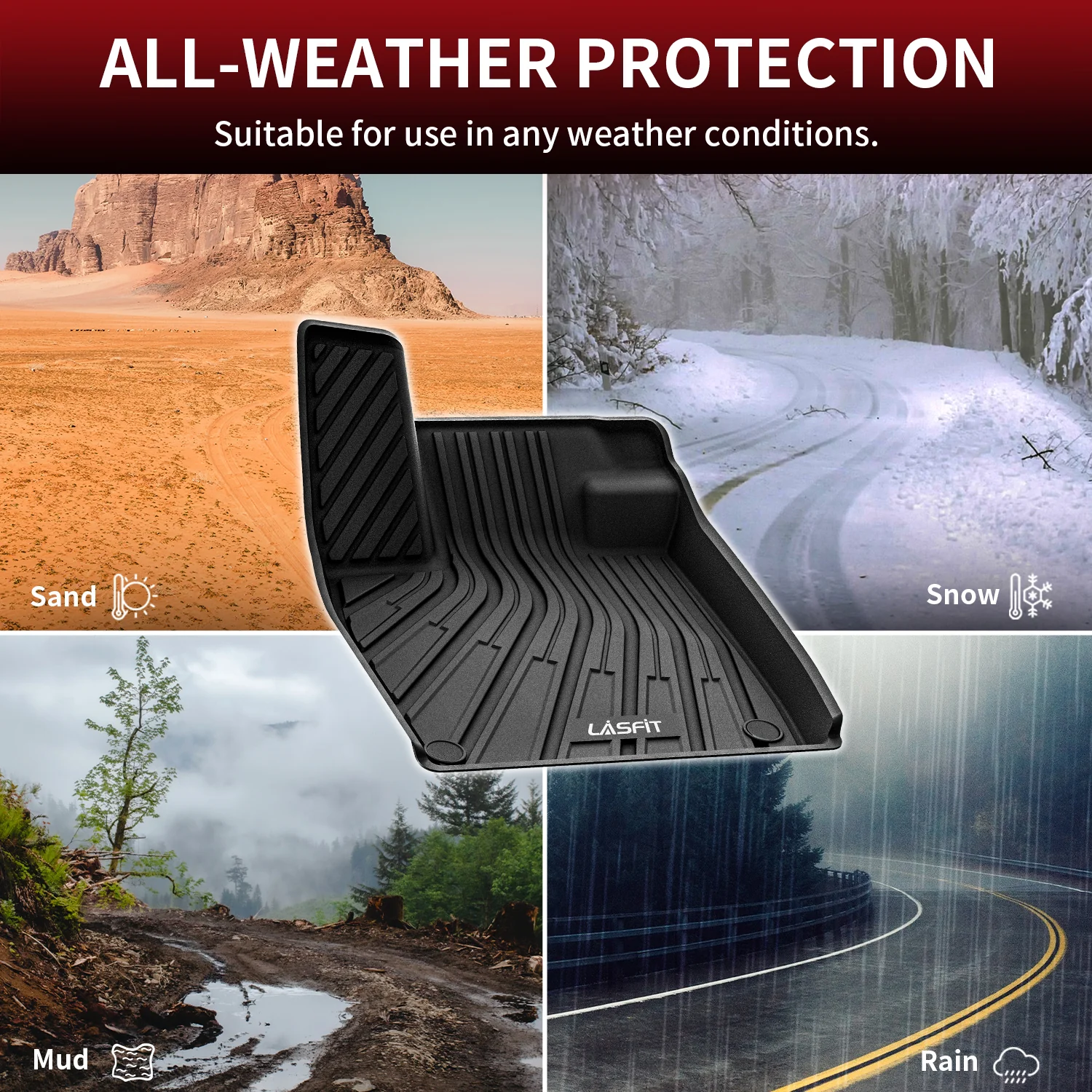 Fit for 2021-2026 Volkswagen ID.4 All Weather Floor Mats or Rear Cargo Mat - Image 20